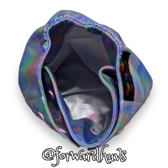 Squishy Tushie Holographic Pattern Diaper Cover (No Insert) - Picture 5 of 8